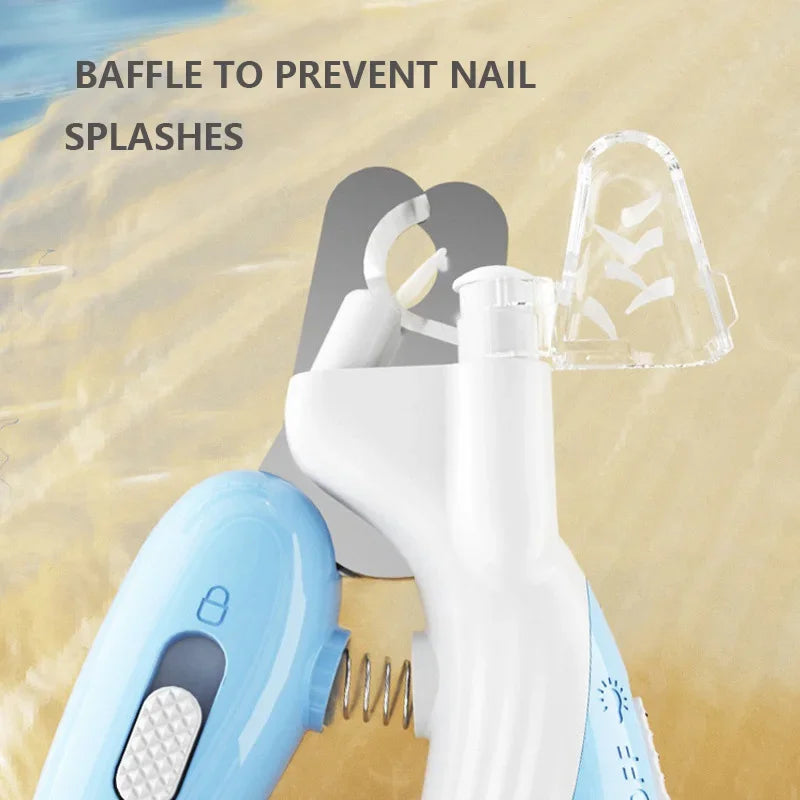 Professional Pet Nail Clippers with LED Light for Dogs, Cats, and Small Animals - Paw Grooming Scissors and Nail Trimmer