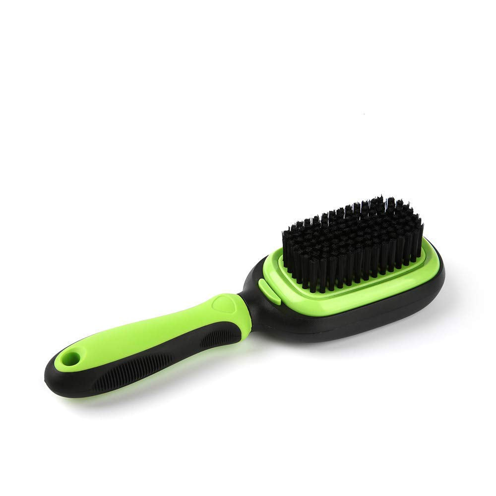 Professional Pet Grooming Brush - Self-Cleaning Slicker Brush for Dogs and Cats, Ideal for Shedding and Deshedding